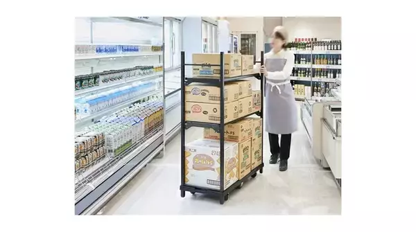 売り場の雰囲気を損なわないデザインで、商品陳列から在庫管理、品出し 