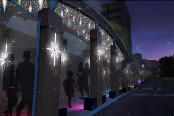 【別府温泉 杉乃井ホテル】胸ときめくイルミネーション“Rainbow Road”登場！