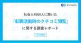 「社会人4500人に聞いた「転職活動時のクチコミ閲覧」実態調査ー『エン転職』ユーザーアンケートー」の画像1