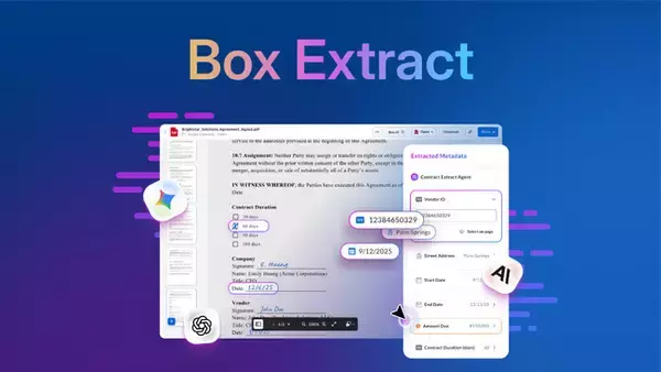 Box、企業のコンテンツを実用的なデータに変えるBox Extractの一般提供を開始