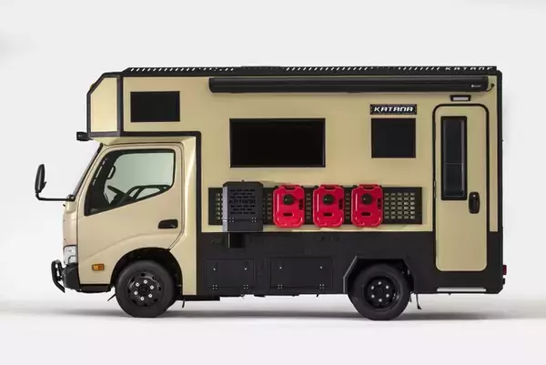 “今までに見たことがない”キャンピングカー『KATANA』世界初公開。ジャパンキャンピングカーショー2026で7車種新型モデル一挙デビュー