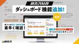 「建設業特化の求人サービス「助太刀社員」にダッシュボード機能を追加！」の画像1