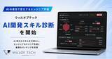 「生成AIの普及で変化するエンジニア評価、ウィルオブテック『AI開発スキル診断』を開始」の画像1
