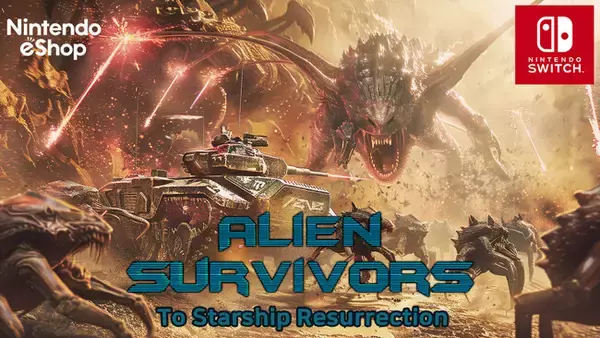 【新作Nintendo Switchゲーム】TROOOZE、Switch用、迫るエイリアンから生き残るローグライクシューティング「エイリアンサバイバーズ スターシップ レザレクション」の配信を開始！