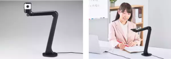 高画質なライブ配信やオンラインレッスンを手軽に！簡単にアングル調整ができるマイク・LED照明付きUSBカメラ「フリーアングルUSBカメラ」発売