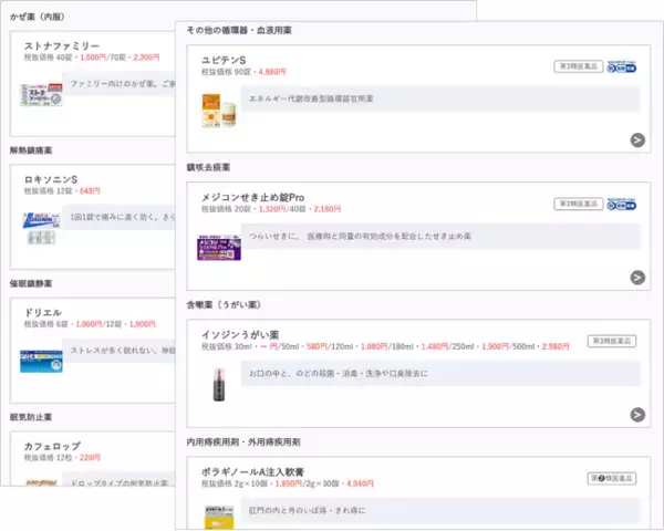 『OTC48薬効群の商品例』を公表。OTC販売支援ツールの提供と合わせて、保険薬局の地域支援体制加算の要件充足とOTC販売を強力に支援