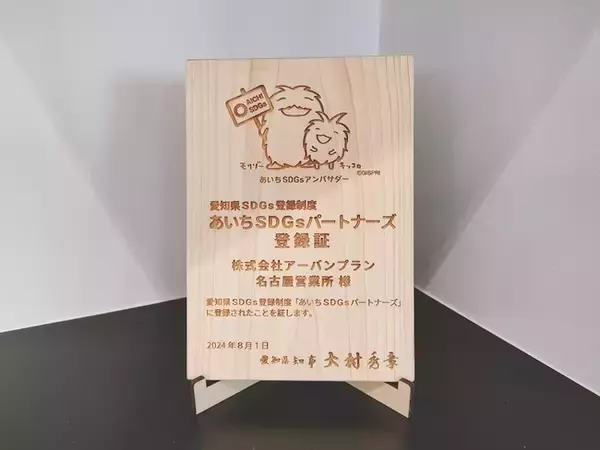 愛知県SDGs登録制度「あいちSDGsパートナーズ」に登録