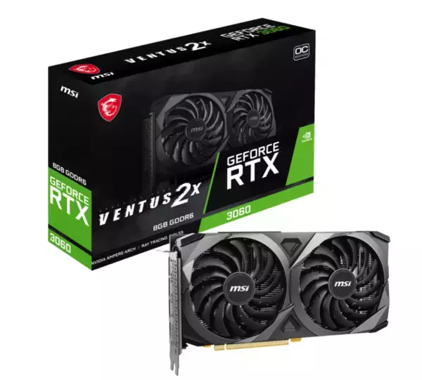 MSI、NVIDIA(R) GeForce RTX(TM) 3060を搭載したグラフィックスカード「GeForce RTX 3060 VENTUS 2X 8G OC」を発売