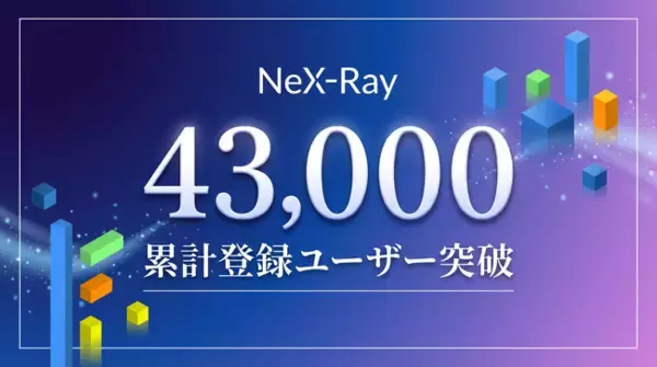 NeX-Ray、累計登録ユーザー数43,000人を突破