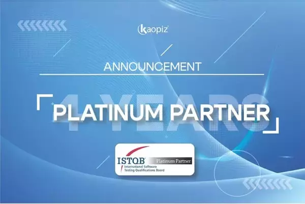 【カオピーズ】ソフトウェアテストの国際資格認定機関ISTQB(R)より「Platinum Partner」に4年連続認定