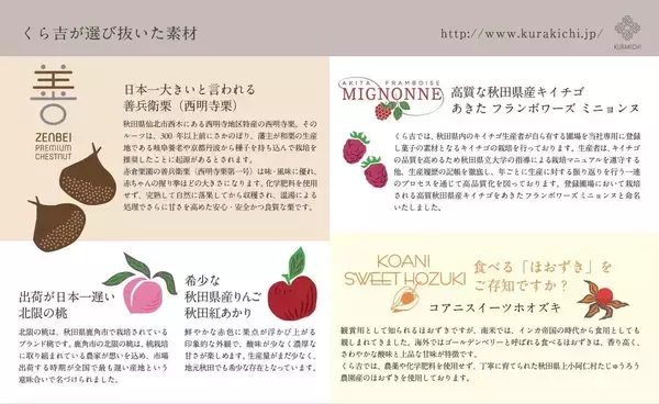 「秋田発菓子ブランドくら吉　台湾常設出店に向け、現地法人設立に着手～秋田県内に店舗を構える菓子店として初、台湾の百貨店系商業施設への常設出店を計画」の画像