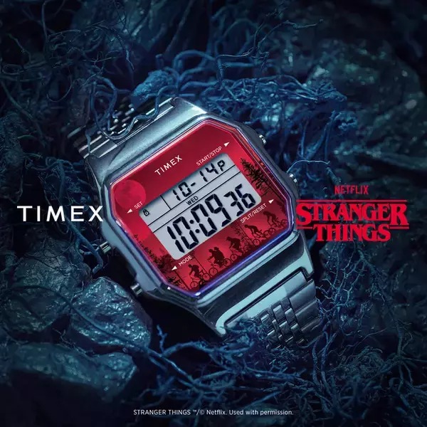 腕時計ブランド『TIMEX(タイメックス)』は、Netflixの人気ドラマ『Stranger Things(ストレンジャー・シングス)』とのコラボモデル3種類の先行予約を5月27日(金)に開始します！