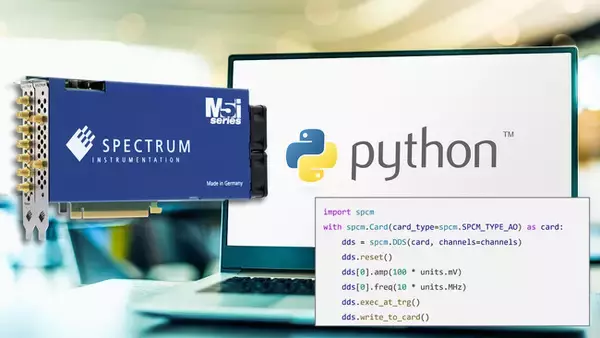 デジタイザ及び信号発生器用の高レベルなオブジェクト指向Pythonパッケージを提供開始