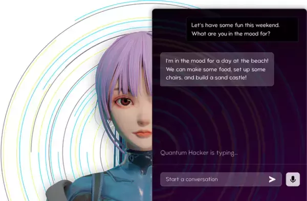 Twitch上で新たなAI体験！Avatar.Oneがインタラクティブ3Dアバター「HAIKU The Quantum Hacker」を発表
