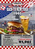 「【TGIフライデーズ】 1965円で楽しむ 「ニューヨークの味」。TGIフライデーズ創業61周年 『Back to New York 1965』 開催！」の画像1