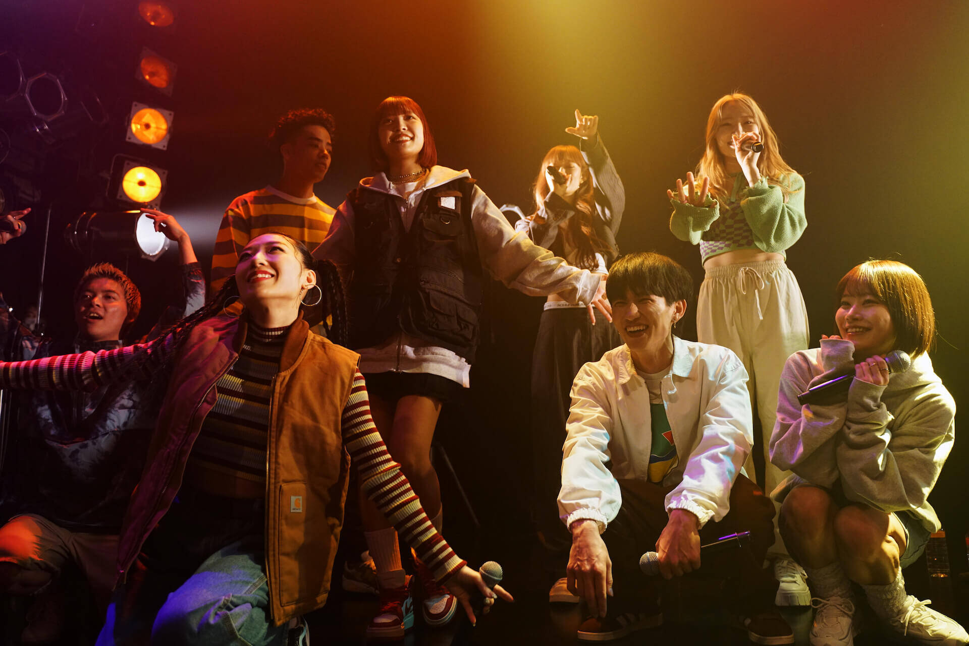 ライブレポート｜lyrical schoolが唯一無二のオルタナティブなクルーに。2023年2月12日、初ライブで伝えた確かな温度