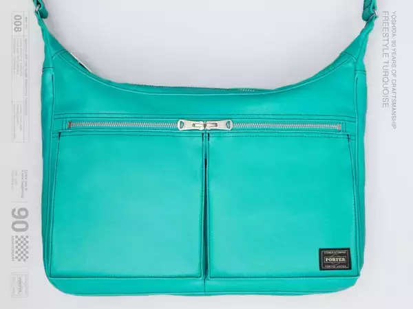 吉田カバン創業90周年を記念して〈PORTER〉FREE STYLE “TURQUOISE”が完全数量限定発売
