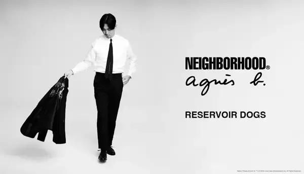 〈agnès b〉が〈NEIGHBORHOOD®︎〉とのコラボ第2弾を発売 | ビジュアルには松田翔太と福士リナを起用