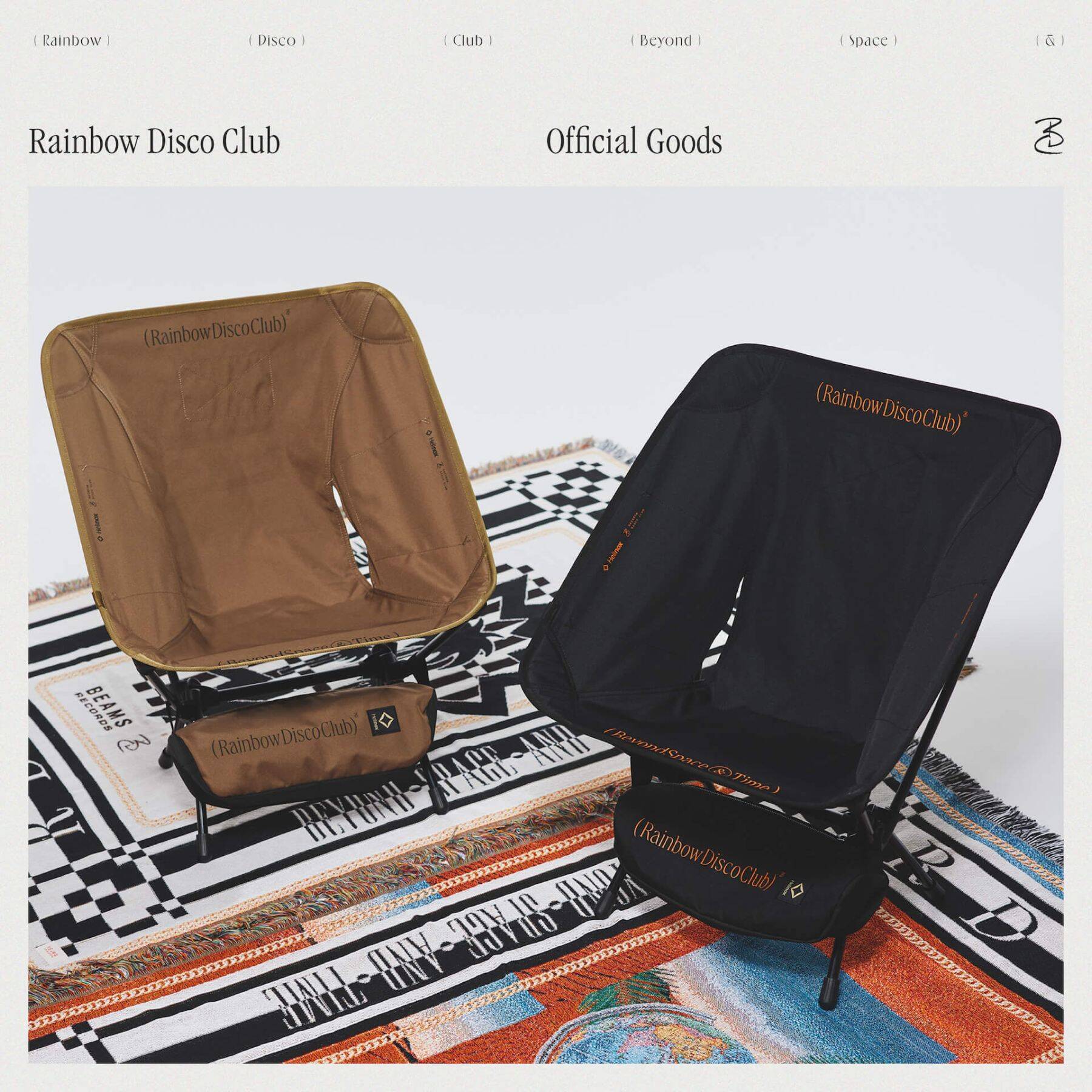 ＜Rainbow Disco Club＞15周年を記念してDickies® やHelinox、YOSHIROTTENなど数々のコラボレーションが発表｜Helinox Creative Center TokyoでのインストアイベントにはLicaxxx、Nari（CYK）、Keijiro（Million Dollar Sounds）が出演