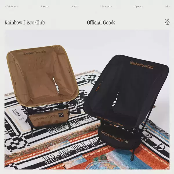 「＜Rainbow Disco Club＞15周年を記念してDickies® やHelinox、YOSHIROTTENなど数々のコラボレーションが発表｜Helinox Creative Center TokyoでのインストアイベントにはLicaxxx、Nari（CYK）、Keijiro（Million Dollar Sounds）が出演」の画像