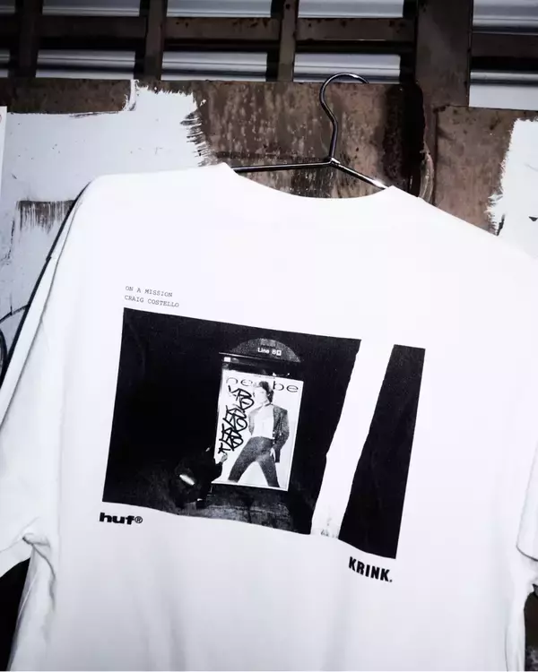 「〈HUF〉がクレイグ・コステロによるブランド兼クリエイティブスタジオ〈KRINK〉との最新コレクションを発表」の画像