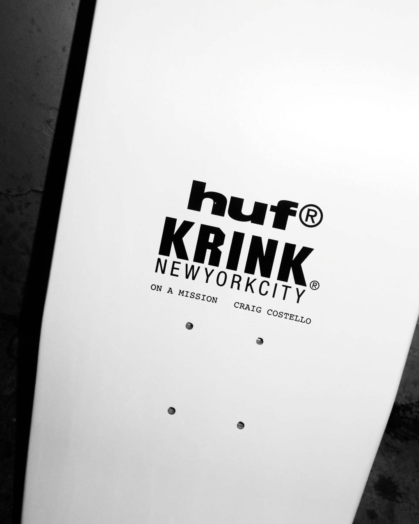 〈HUF〉がクレイグ・コステロによるブランド兼クリエイティブスタジオ〈KRINK〉との最新コレクションを発表
