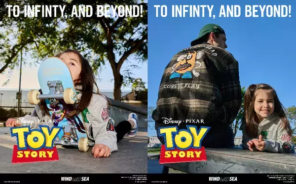 〈WIND AND SEA〉がディズニー・ピクサー作品『TOY STORY』とのコレクションを発表