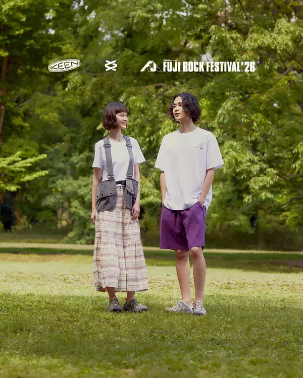 「〈KEEN〉が＜FUJI ROCK FESTIVAL ’26＞とのコラボレーション第7弾を発表」の画像