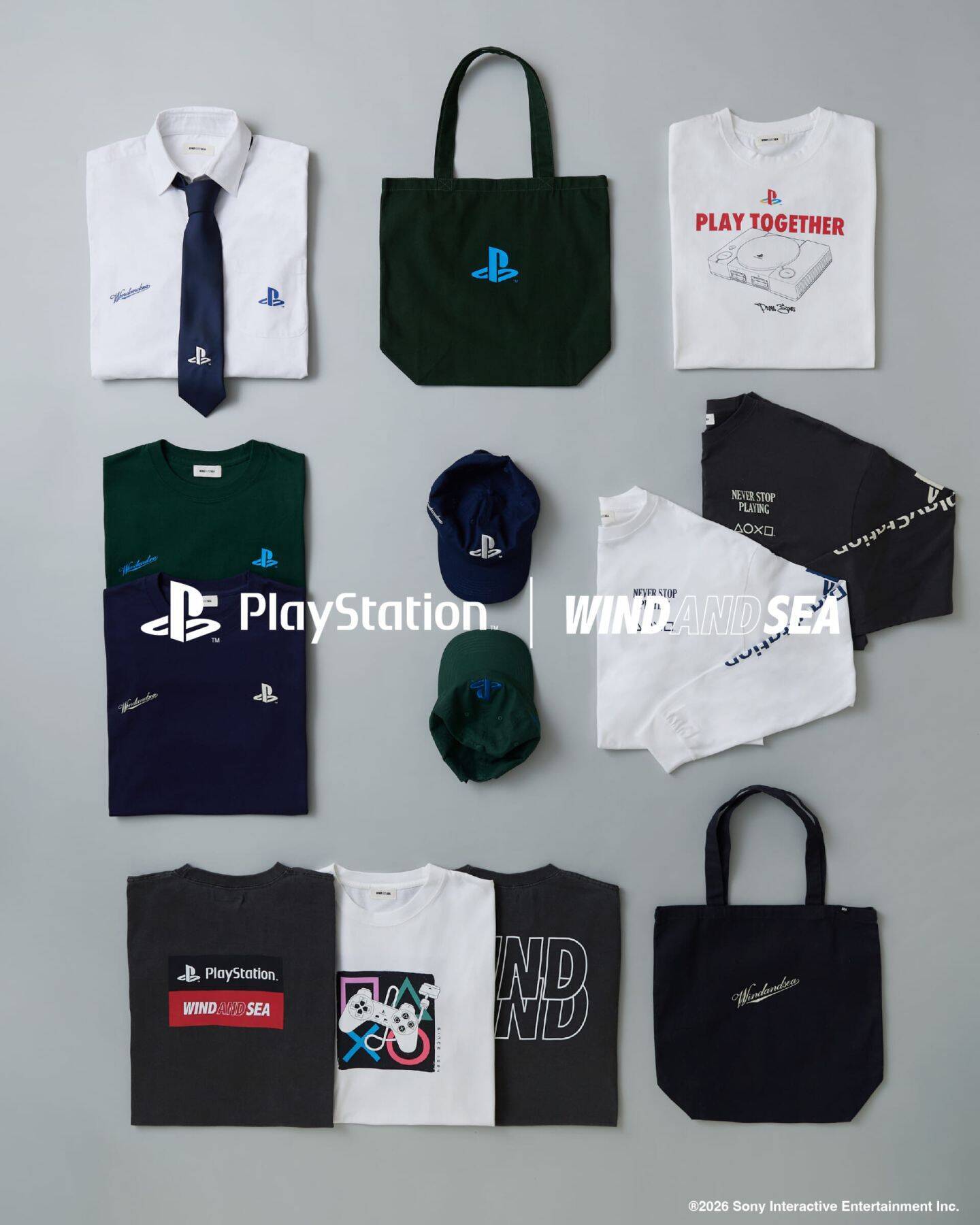 〈WIND AND SEA〉がPlayStation™︎とのコラボコレクション第2弾を発表