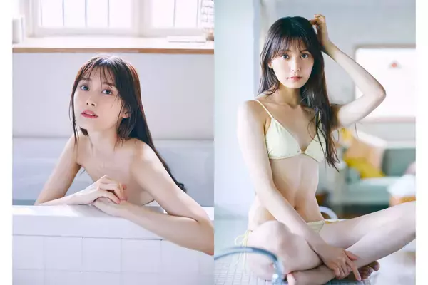 「“大胆な入浴姿も…”小山璃奈「エモカワ」写真集でスレンダーボディ披露」の画像