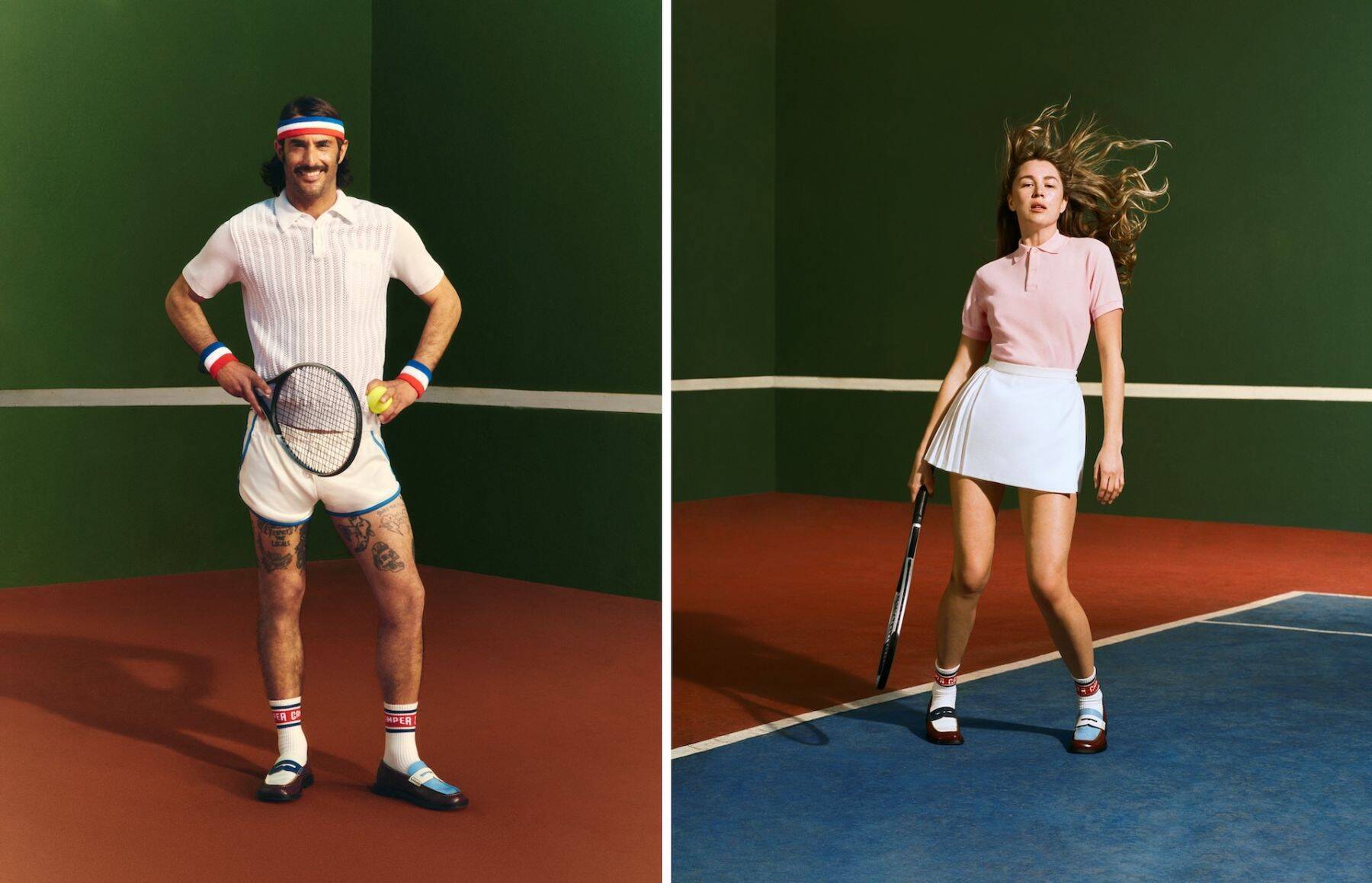 〈CAMPER〉がテニスカルチャーに着想を得た2026年春夏コレクションを発表