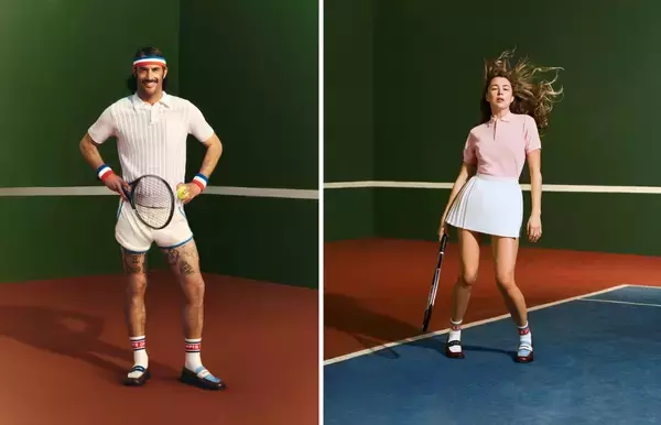 「〈CAMPER〉がテニスカルチャーに着想を得た2026年春夏コレクションを発表」の画像