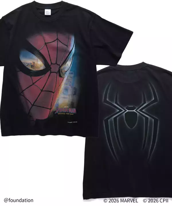 「『スパイダーマン：ブランド・ニュー・デイ』の公開を記念したFREAK’S MOVIE監修Tシャツコレクションが発売」の画像
