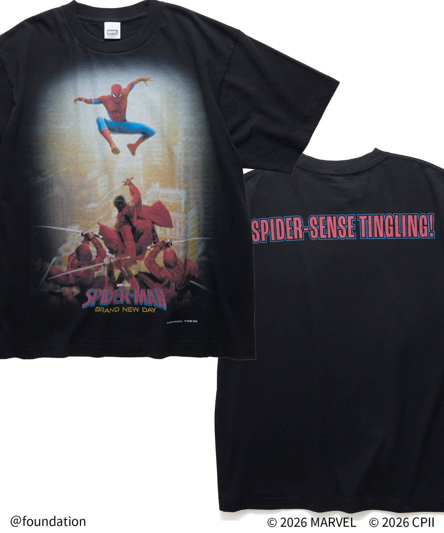 『スパイダーマン：ブランド・ニュー・デイ』の公開を記念したFREAK’S MOVIE監修Tシャツコレクションが発売