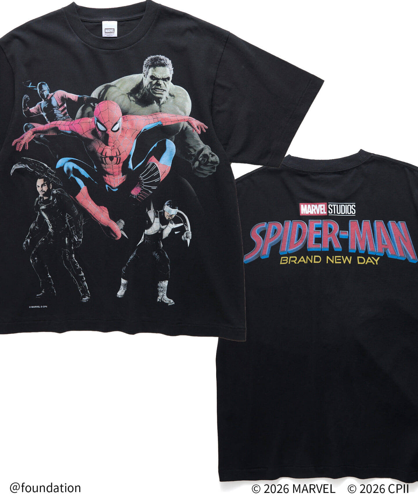 『スパイダーマン：ブランド・ニュー・デイ』の公開を記念したFREAK’S MOVIE監修Tシャツコレクションが発売