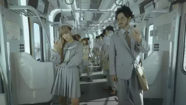 「“50人ワンカット映像”音楽・PUNPEE × ハナレグミで贈る｜オダギリジョー、山崎天（櫻坂46）出演「相鉄・東急直通線開業記念ムービー」」の画像