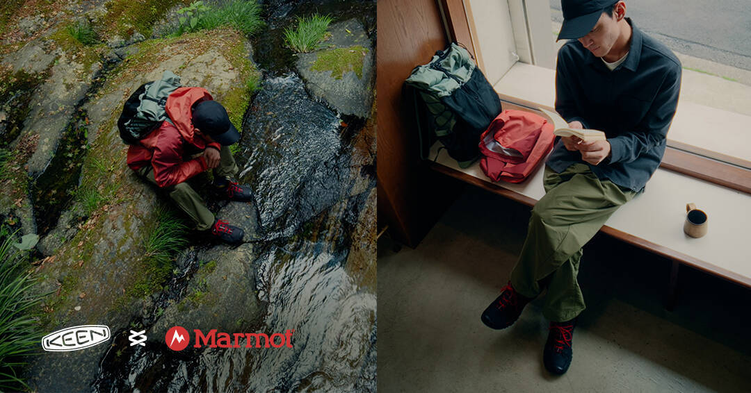 〈KEEN〉と〈Marmot〉が初となるコラボレーションを発表