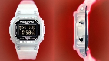 〈thisisneverthat〉と〈G-SHOCK〉が両者の美学と機能性を融合させたコラボウォッチを発売