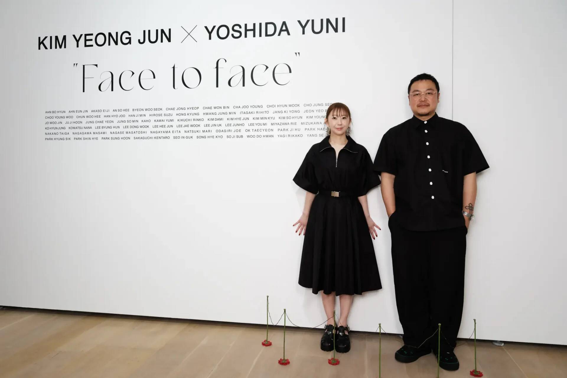 キム・ヨンジュンと吉田ユニによる写真展「Face to face」