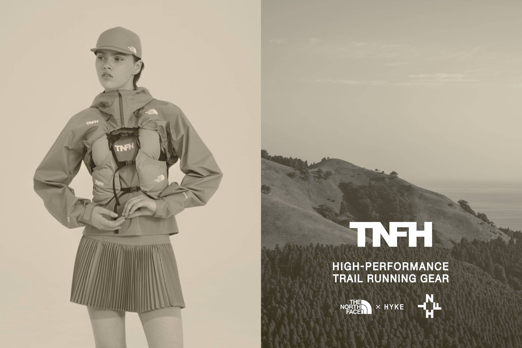 THE NORTH FACEとHYKEがトレイルランニングに特化したコラボ 