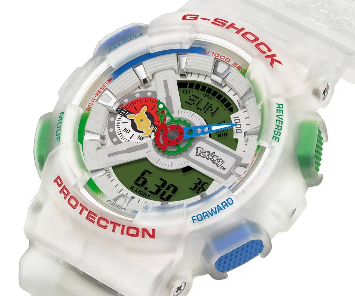 〈G-SHOCK〉が『ポケモン』の30周年を記念したコラボレーションモデルを発表
