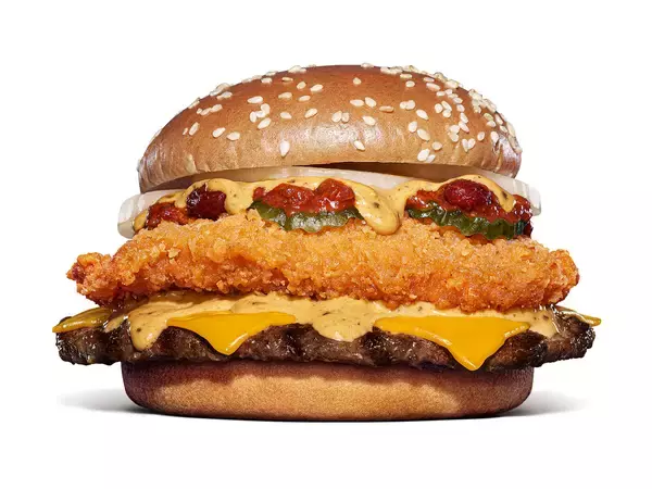 「バーガーキング®︎からパンチのある旨さの“特製ガーリックマヨソース”を合わせた新作バーガー2種が登場」の画像