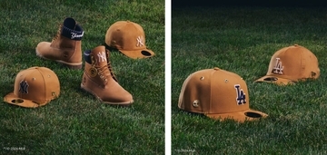 〈NEW ERA®︎〉が〈Timberland®︎〉との限定コラボコレクションを発売