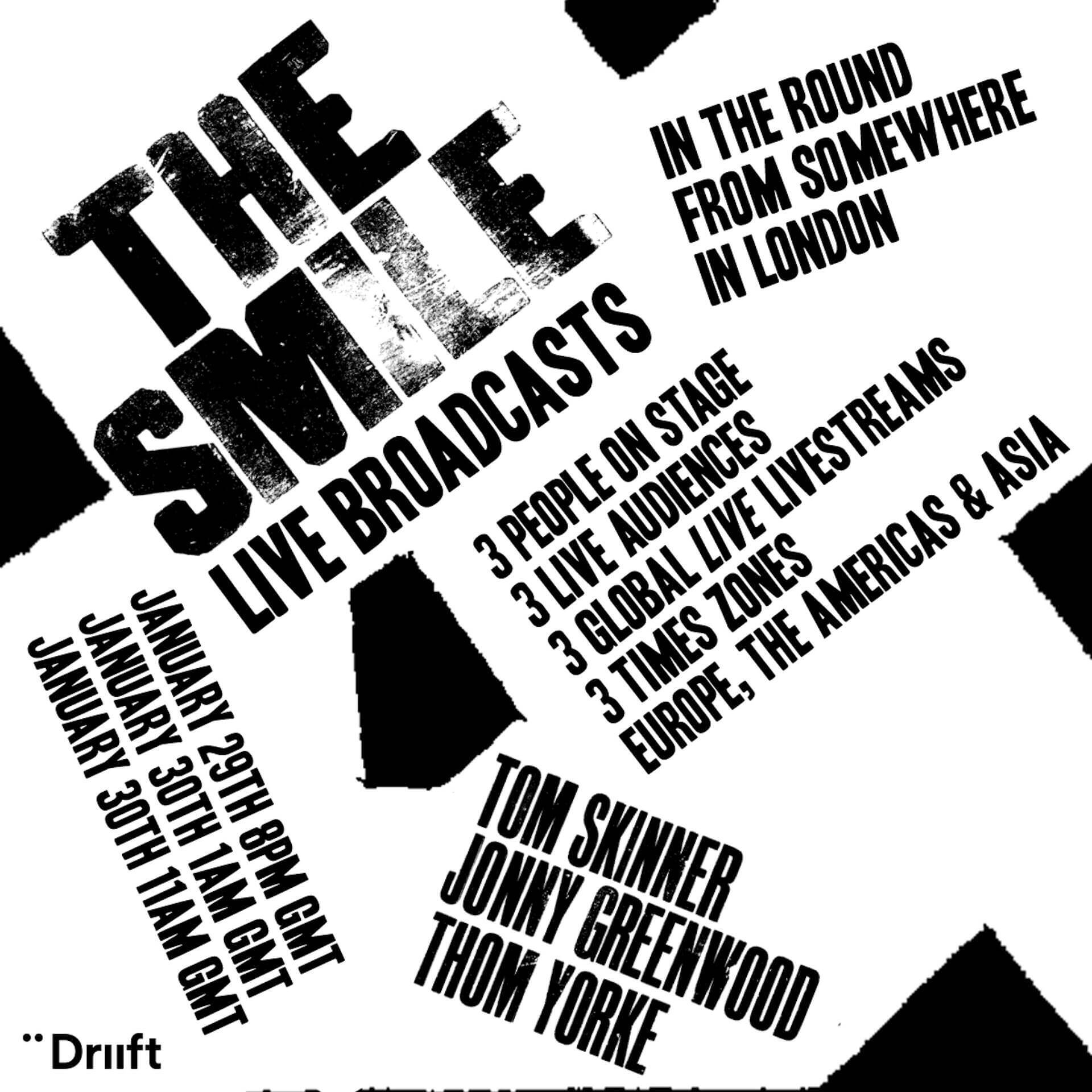 Thom Yorke Jonny Greenwood Tom Skinnerによる新バンドthe Smileがデビューシングルをリリース 22年1月6日 エキサイトニュース 2 2 Thom Yorke Jonny Greenwood Tom Skinnerによる新バンドthe Smileがデビューシングルをリリース 22年1月6日 エキサイトニュース 2 2