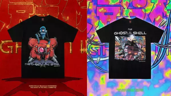 GEEKS RULEが『攻殻機動隊 THE GHOST IN THE SHELL』とのコラボTシャツを発売