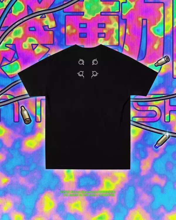 「GEEKS RULEが『攻殻機動隊 THE GHOST IN THE SHELL』とのコラボTシャツを発売」の画像
