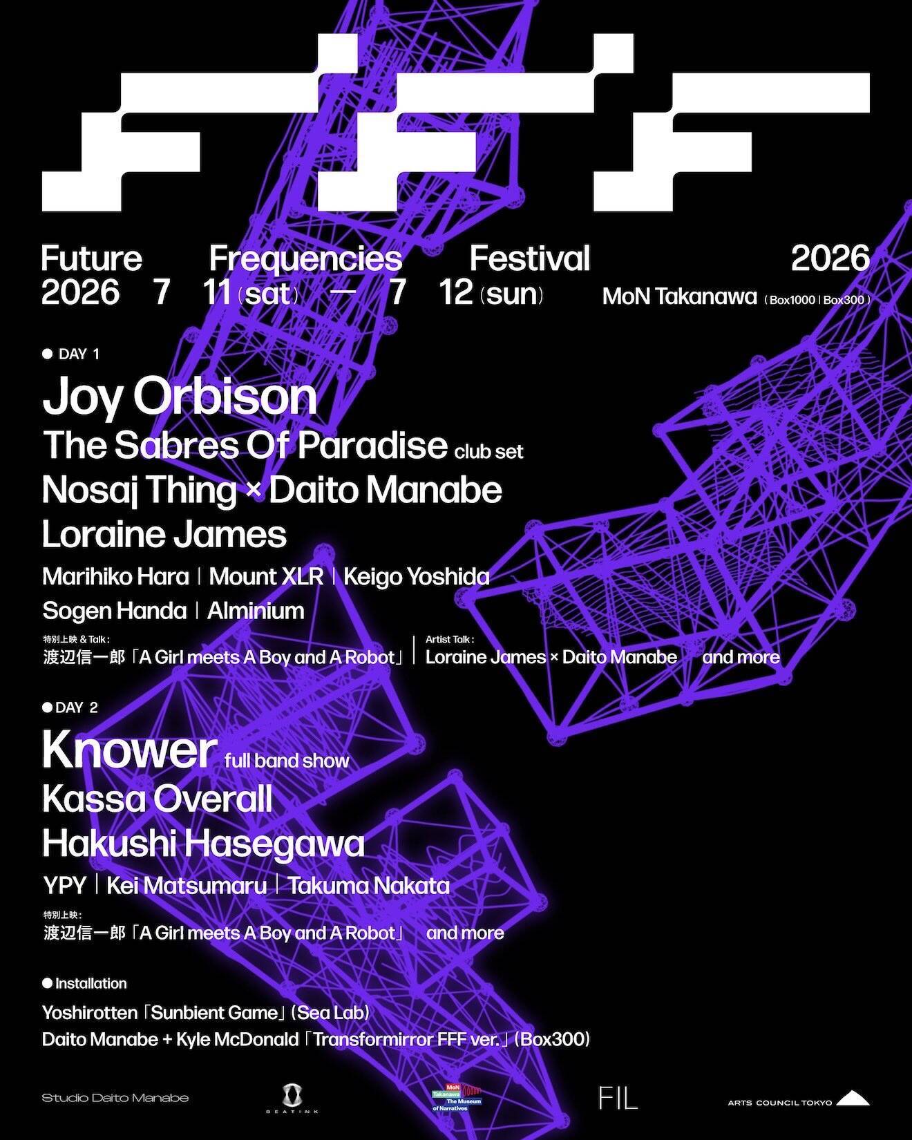 実験的ミュージアム「MoN Takanawa」を巡る＜FUTURE FREQUENCIES FESTIVAL＞空間ガイド