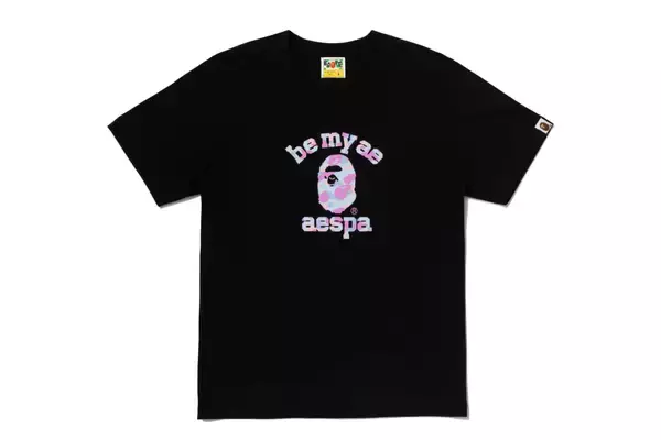 「〈A BATHING APE®︎〉がaespaとのコラボレーションを発表」の画像