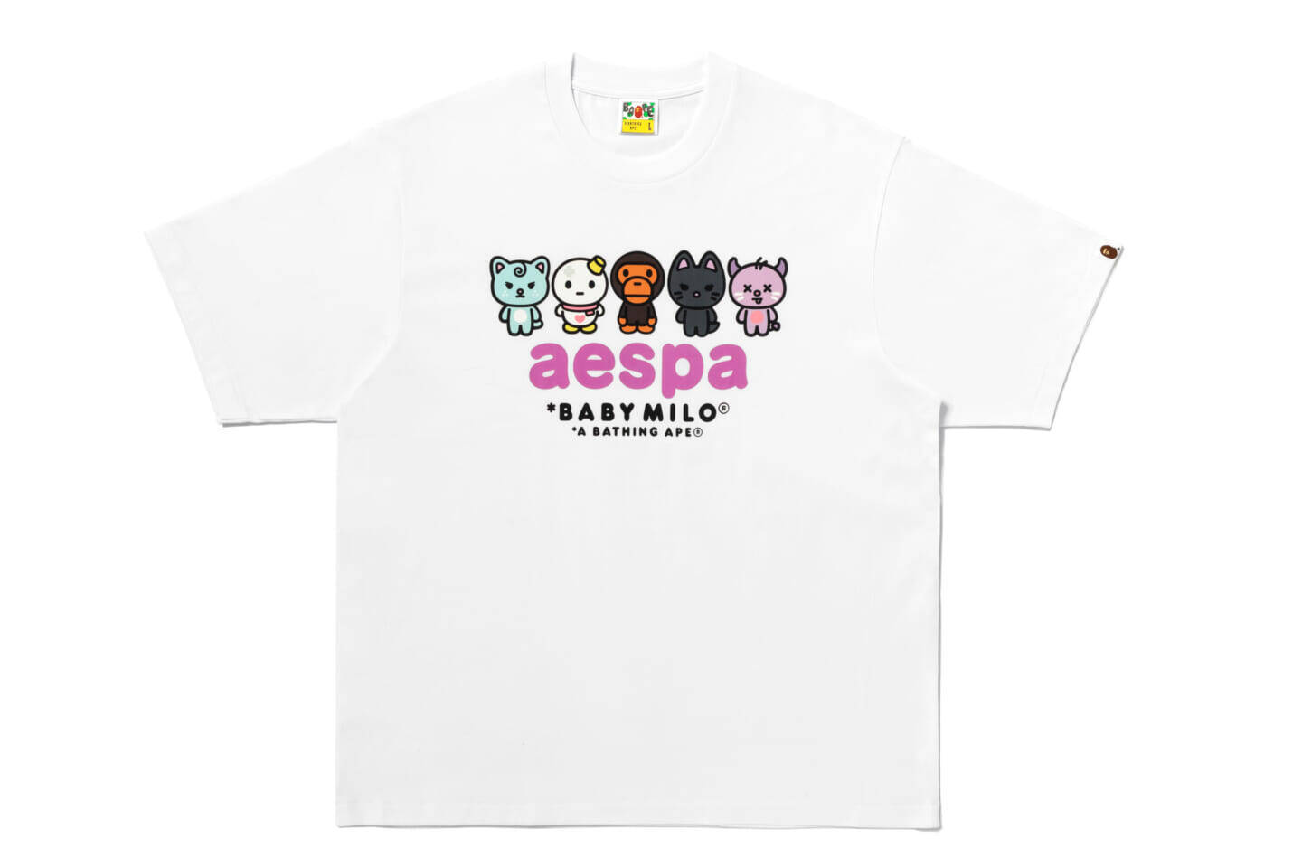 〈A BATHING APE®︎〉がaespaとのコラボレーションを発表