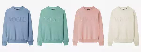 「『VOGUE JAPAN』発の公式アパレルライン日本上陸｜Tシャツ、スウェット、パーカがラインナップ」の画像